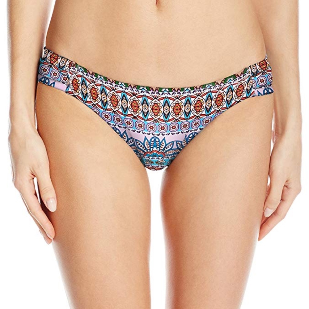 Jessica Simpson Hipster  Boho Bikini Swim Bottom
